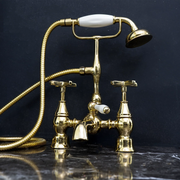 Unlacquered Brass Tub Filler in Gold