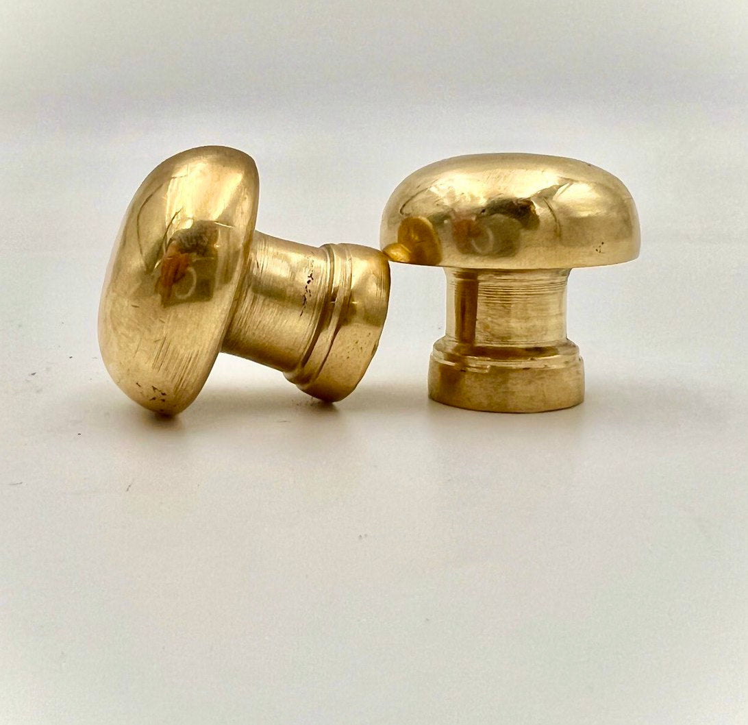 Handmade Solid Brass Cabinet Knobs Hardware - 1 1/2" Knob Hardware