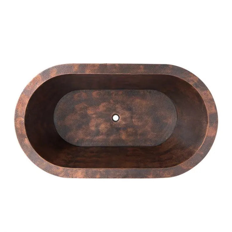Solid Copper Bathtub, Vintage Freestanding Hammered Tub, Customized Tub , Copper Bathtub , Bathroom Decor Bathtub