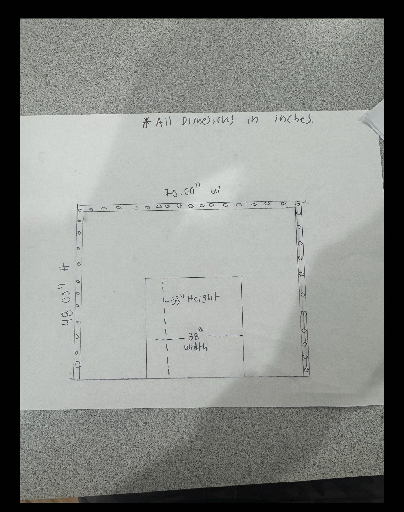 Custom order for Tanner