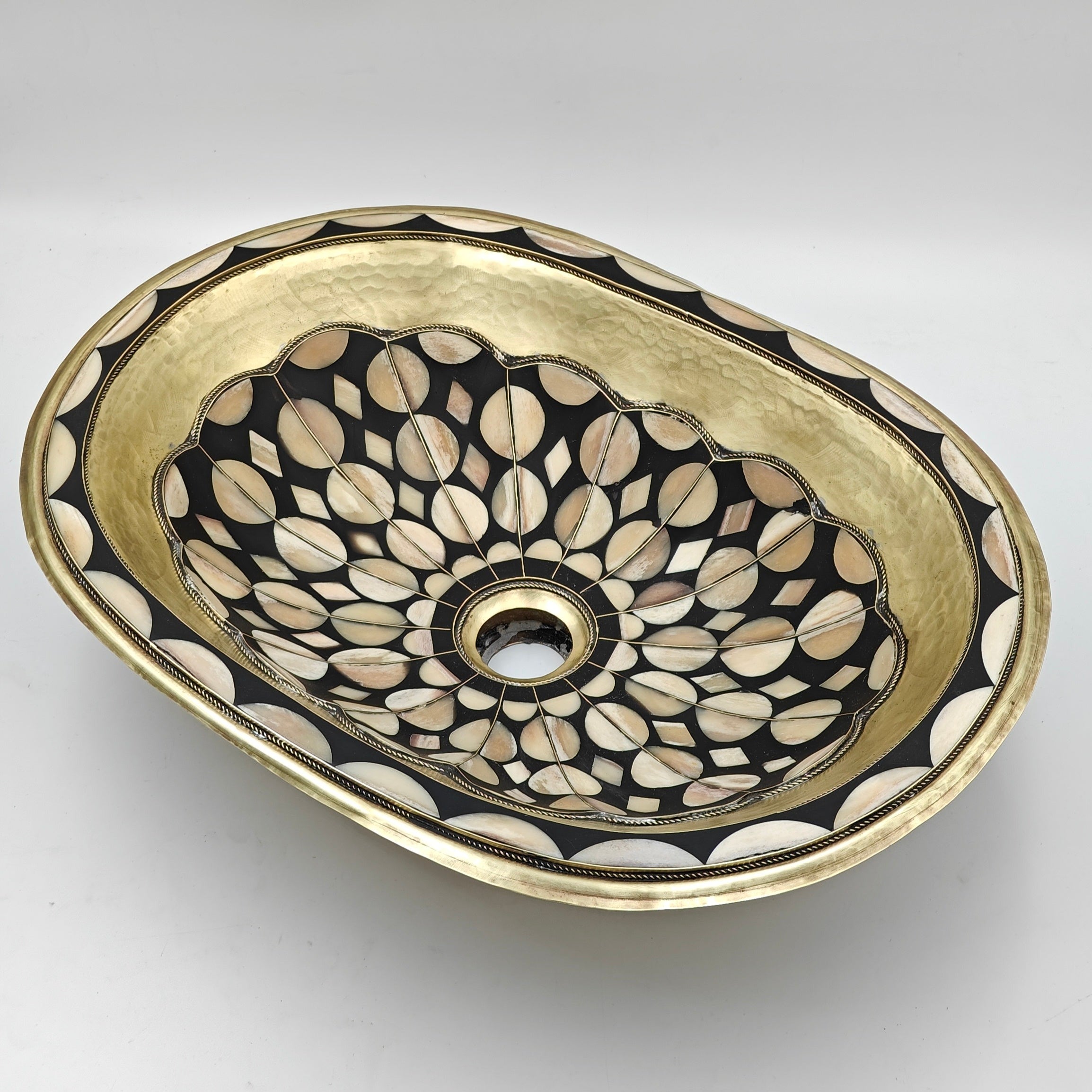 Handcrafted Solid Brass Sink