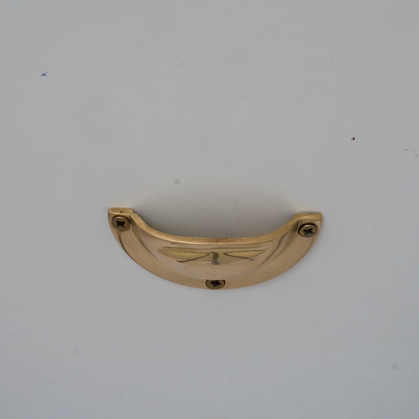 Brass Kitchen Cup Handles | Handmade Cabinet Knobs | Unlacquered Brass Cup Pull Handles