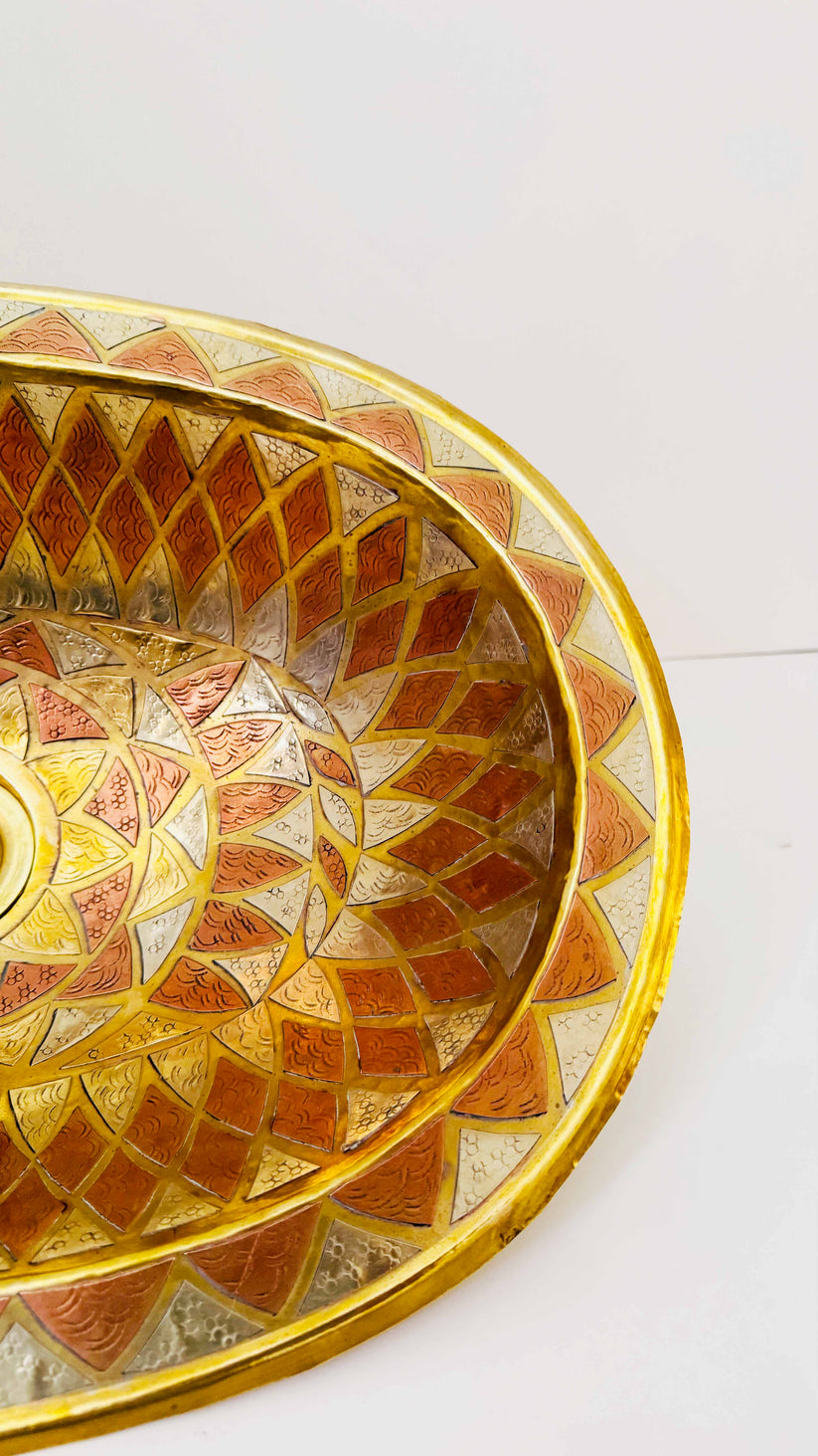 Unlacquered Brass and Copper Vessel Sink , Timeless quality