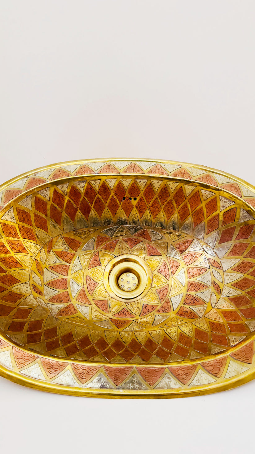 Unlacquered Brass and Copper Vessel Sink , Timeless quality