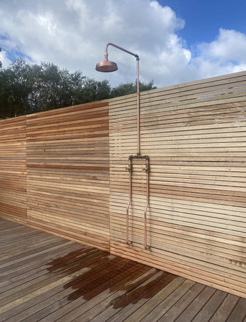 Unlacquered Solid Copper Rain Shower system   Handcrafted Vintage Shower system for Outdoor & Indoor Use , Backyard Shower , Garden shower