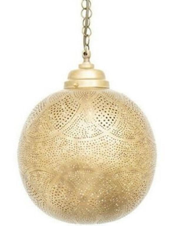 Brass Moroccan Hanging Light Vintage Shades Pendant Lamp Shade