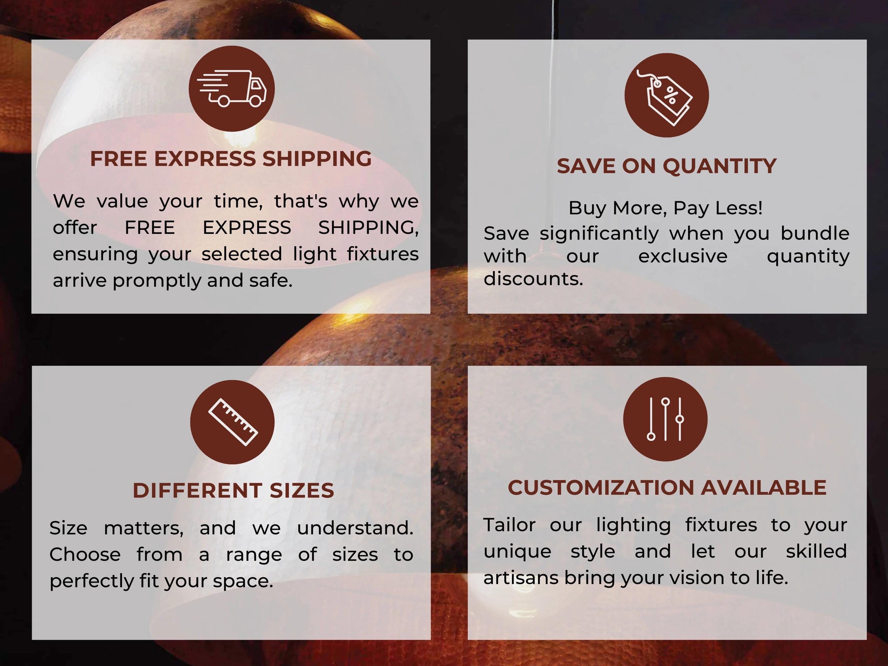 Handcrafted Copper Pendant Light Fixture – Rustic Patina Finish – Customizable Dimensions