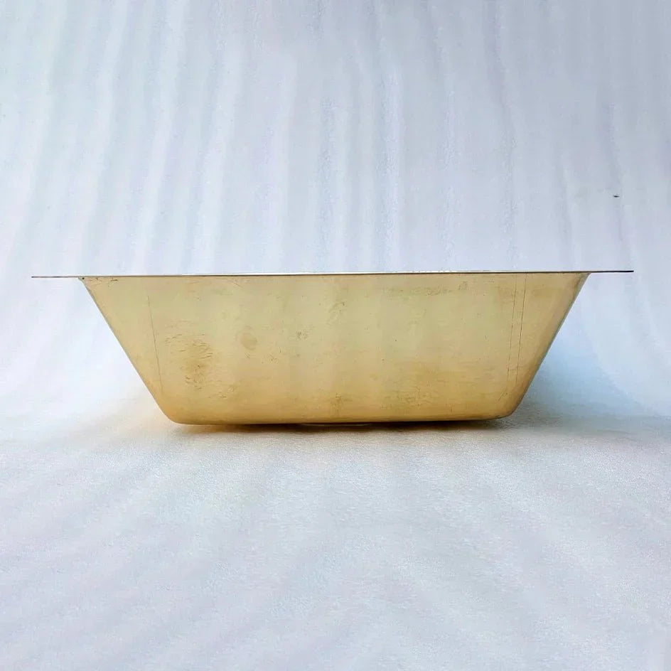 Handcrafted Hammered Unlacquered Brass Kitchen Sink