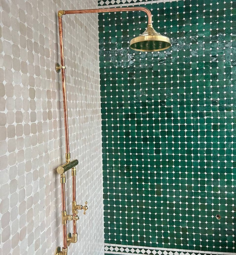 Outdoor copper Shower system