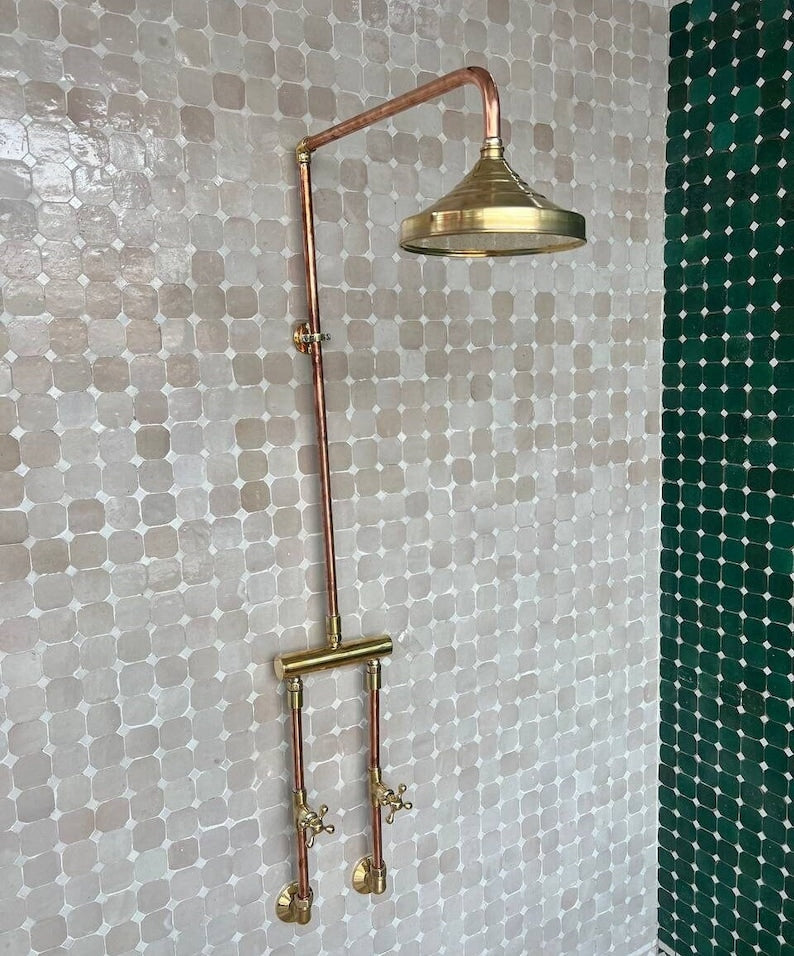 Outdoor copper Shower system