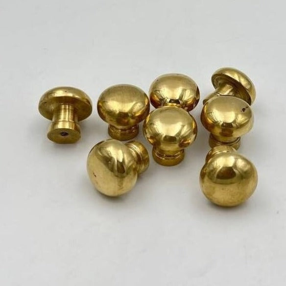 Handmade Solid Brass Cabinet Knobs Hardware - 1 1/2" Knob Hardware