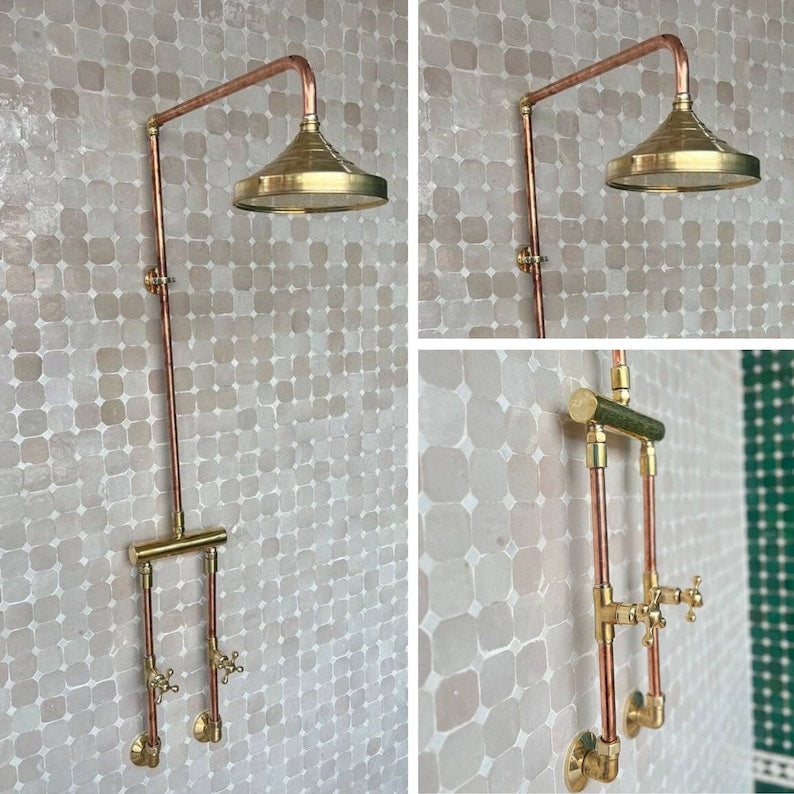 Outdoor copper Shower system