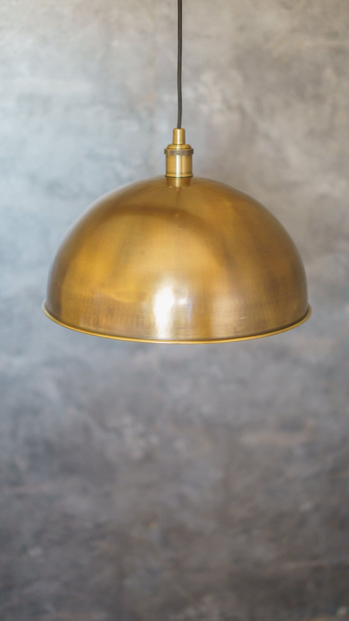 Oil Rubbed Bronze Dome Pendant Light, Bronze Ceiling Dome Lampshade