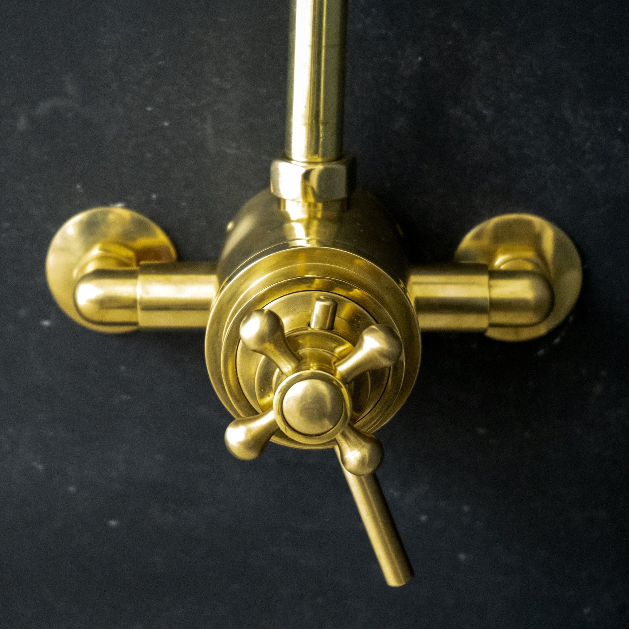 Traditional Dual Control Exposed Thermostatic Shower Set